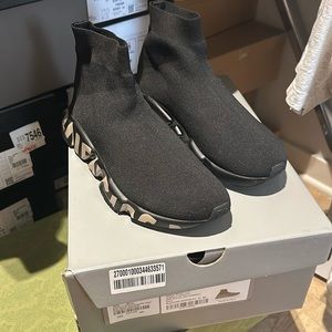Balenciaga speed knit graffiti trainers